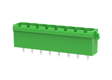 MC-PA5.0V15-D Разъём штекерный MC, прям. конт.,шаг 5.0мм,с защ.,15 конт., зел., шт | код MC-PA5.0V15-D | SUPU