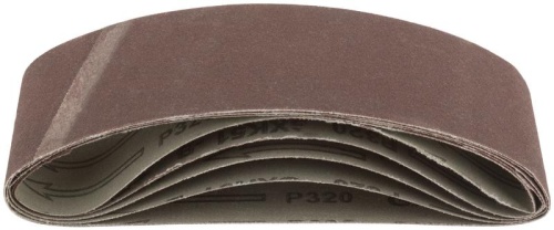 Ленты шлифовальные бесконечные, водостойкие, на тканевой основе, 5 шт, 75х457 мм Р 320 | код 39690 | FIT Ленты шлифовальные бесконечные, водостойкие, на тканевой основе, 5 шт, 75х457 мм Р 320 | код 39690 | FIT