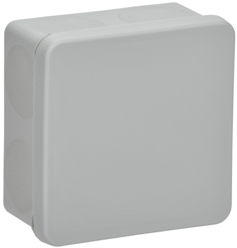 Коробка расп. КМ42455 о/п 100х100х50мм IP67 8 вв. серая IEK | код UKO21-100-100-050-K41-66 | IEK