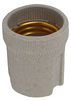 Патрон E27 подвесной керамика бел. (х50) (50/400/5600) | Код. Б0043694 | ЭРА