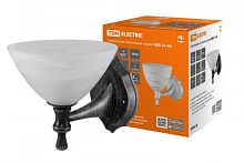 Светильник НББ 21-60-1731 УХЛ4 (черный под серебро, плафон конус алебастр) TDM | код SQ0370-0208 | TDM