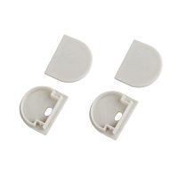 Набор заглушек 2420-3 профиля 2420 2шт глухие 2шт с отверстием | код Б0062797 | ЭРА