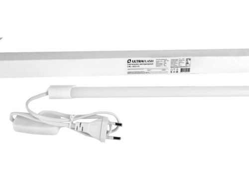 Светильник светодиодный LWL-2022-01 линейный 9Вт с проводом и выкл. бел. Ultraflash 14385 фото 4