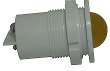 Лампа коммутаторная светодиодная СКЛ11-1-220 желтая | код 315 | Каскад-Электро