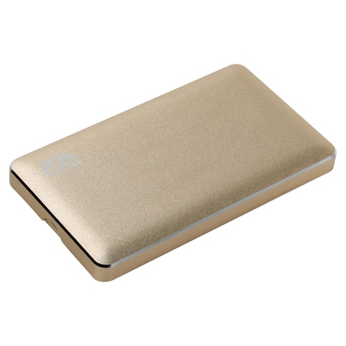 USB 3.0 Внешний корпус 2.5 SATA AgeStar 3UB2A16 (GOLD), алюминий, золотой, безвинтовая конструкция | код 3UB2A16 (GOLD) | AgeStar