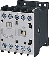 Контактор миниатюрный CEC 07.10 24V AC (7A, 3kW, AC3) | код 004641050 | ETI