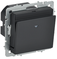 BRITE Выключ. карточный 30А ВС10-1-8-БрГ граф. IEK | код BR-V11-0-10-K53 | IEK