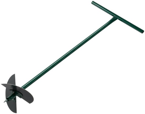 Бур садовый, L=1000 мм, 2 насадки 150 мм и 200 мм | код 77241 | КУРС РОС фото 2