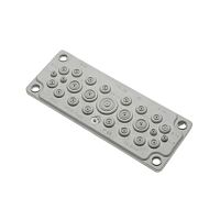 Кабельный ввод мембранный 25 отверстий d=5-26 мм IP65 серый Промрукав | код PR08.26509 | ПРОМРУКАВ