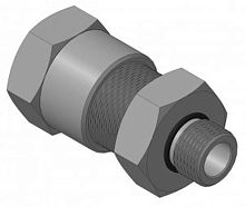 Ввод кабельный КВМ-20/12-М с резьбой М20х1,5 мм для прокладки кабеля в металлорукаве РЗ-ЦП-20 | код. 00000007799 | Спектрон