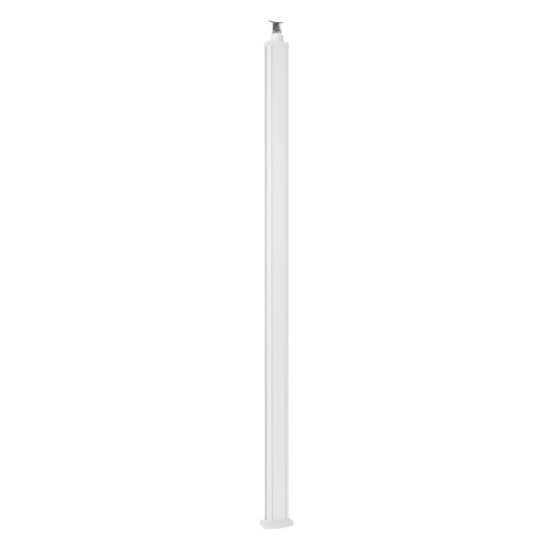 Универсальная колонна алюминиевая с крышкой из алюминия 1 секция, высота 2,77 метра, с возможностью увеличения высоты до 4,05 метра, цвет белый | код 653110 | Legrand