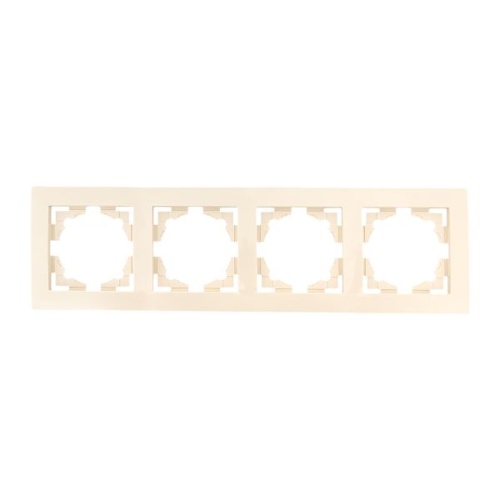 Валенсия Рамка 4-местная кремовая | код EWM-G-304-20 | EKF фото 2 Валенсия Рамка 4-местная кремовая | код EWM-G-304-20 | EKF фото 2