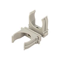 Крепеж-клипса для трубы o 25 мм серая (10 шт./уп.) REXANT | код 28-0125-4 | REXANT