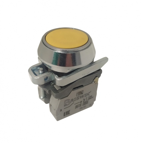 Выключатель Briswik КЕ 182/6м -С желтый 3но+0нз Цилиндр IP66 УХЛ2 10А | код aT-DB-6Ai-0431 | Briswik