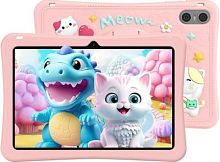 Планшет Teclast P30T Kids A523 (1.8) 8C RAM4Gb ROM64Gb 10.1 IPS 1280x800 Android 14 розовый 5Mpix 2Mpix BT WiFi microSD 256Gb 6000mAh 10hr | код 2027855 | TECLAST