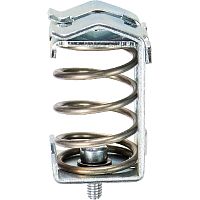 Зажим для подключения экранированного кабеля, тип фиксации провода: зажим, для кабеля: 10-20 мм, цвет: серый, тип монтажа: болт | код Z2.803.5210.0 | Wieland