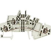 Этажная клемма для подключения разъема 8113, тип фиксации провода: пружинный, номинальное сечение: 1,5 мм кв., 16A, 250V, ширина: 5 мм, цвет: серый, тип монтажа: DIN 35 | код 56.702.2053.0 | Wieland