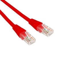 Патч-корд U/UTP, CAT 6, RJ45-RJ45, 26AWG, LSZH, красный, 0,3м REXANT | код 02-0293-03 | REXANT