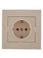 Розетка RAIN с защитой от детей керамика крем | код 703-0303-124 | Lezard