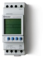 Реле времени цифровое недельное, монтаж на рейку 35мм, 1СO 16A, питание 24В АC/DC, ширина 35.8мм, степень защиты IP20, упаковка 1шт. | код 122100240000PAS | FINDER