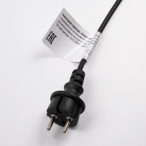 Гирлянда "Шарики" 15м OLDBL100-G-E 100 зел. светодиодов соединяемая до 3шт уличная SHLights 4690601004314 фото 5