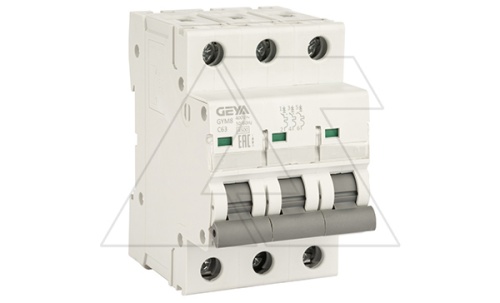 Авт. выключатель GYM8-3P-63C, 3P, 63A, хар-ка C, 4,5kA, 3M | код GYM83P63C | GEYA Авт. выключатель GYM8-3P-63C, 3P, 63A, хар-ка C, 4,5kA, 3M | код GYM83P63C | GEYA