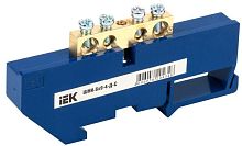 Шина N ноль на DIN-изол ШНИ-6х9-4-Д-С | код. YNN10-69-4D-K07 | IEK