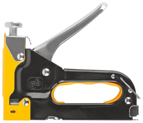 Степлер для узких скоб "тип 53" 4-14мм с регулировкой силы удара металлический корпус FIT 32114
