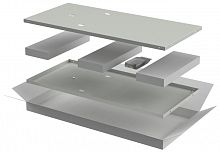 ITK LINEA N Компл. стенок боковых 800мм шкафа 18U сер. | код LN35-18UX8-X | ITK by IEK