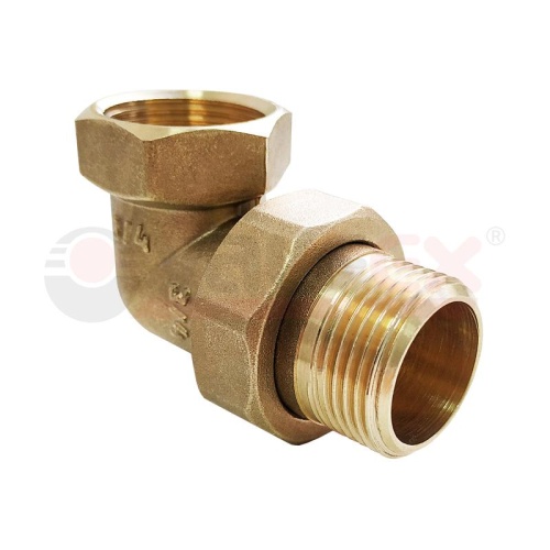 Сгон разъемный угловой (американка) ВР-НР 1/2дюйм (90/10) | код VF.098.L.012 | VALFEX