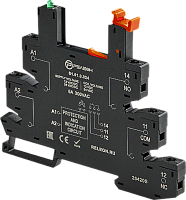 S1.01.3.230 Розетка для реле с винтовыми зажимами 8А (~/= 230В AC/DC) подавление утечки тока | код S1013230 | РЕЛЕОН