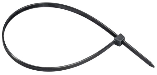 Хомут 7.6х380мм P6.6 стандартный черн. (уп.100шт) IEK UHH30-D076-380-100-K02