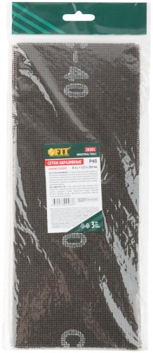 Сетка шлифовальная 115х280мм (уп.3шт) Р 40 FIT 38301 фото 2
