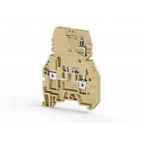 355 520, Клеммник с держ. предохр. (5х20, 5х25), откид.картридж, с индикацией 110VDC, на DIN-рейку, 4 мм.кв., (бежевый), ASK 3MLD 110VDC | код 0.0.0.3.55520 | KLEMSAN