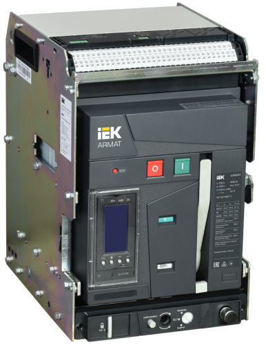 ARMAT Возд. авт. выкл. выдв. 3P A 55кА 1250А TT с акс. IEK | код AR-ACB-3VA-055-1250A-TTCF | IEK