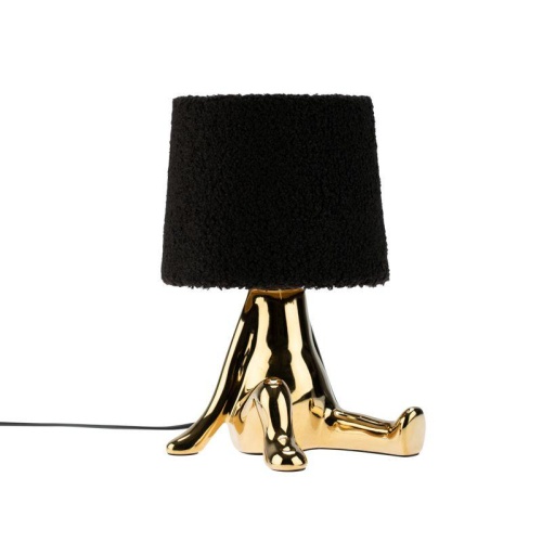 Светильник декоративный Человечек зол. с черн. абажуром E27 Rexant 603-1035 фото 8