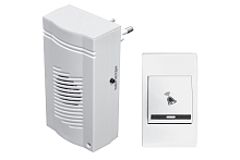 Звонок беспроводной Комфорт 32 мел. 100м блок звонка вставляется в электрич. розетку 220В Тритон КМ-01С