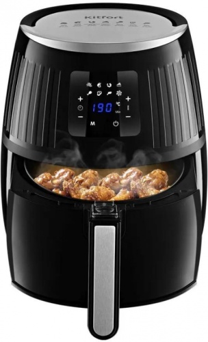 Аэрогриль Kitfort KT-2226 1500Вт черный | код 1532816 | KITFORT Аэрогриль Kitfort KT-2226 1500Вт черный | код 1532816 | KITFORT