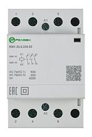 KM1.04.0.230.63 Модульный контактор 4НЗ контакта 63А (~/= 230В AC/DC) | код KM104023063 | РЕЛЕОН