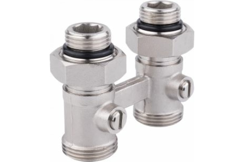 Узел нижнего подключения радиатора Н-образный прямой 1/2'н х 3/4' н евроконус | код 2671 | AQUALINK Узел нижнего подключения радиатора Н-образный прямой 1/2'н х 3/4' н евроконус | код 2671 | AQUALINK