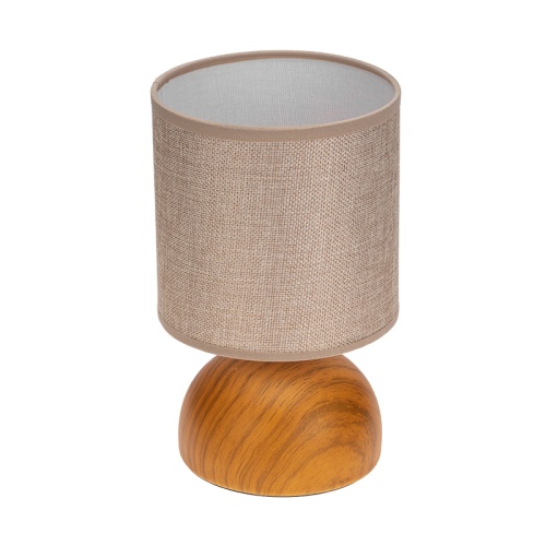 Светильник декоративный настольный Форте, основание под дерево, бежевый абажур, цоколь Е27, 60Вт REXANT | код 603-1028 | REXANT