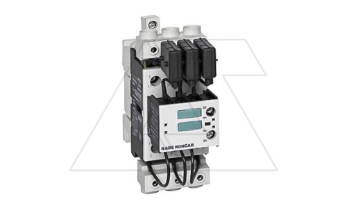 Контактор CNNK 25 10N 230V 50/60Hz, 3P, 36A, 25kVAr(400VAC по AC6-b), 230V50/60Hz, 1NO, в комплекте с клеммами расширительными | код EA6047856N | Rade Koncar