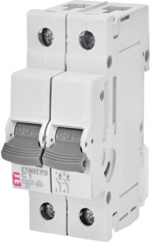 Автоматический выключатель ETIMAT P10 DC 2p Z 25A (10 kA) | код 262524106 | ETI Автоматический выключатель ETIMAT P10 DC 2p Z 25A (10 kA) | код 262524106 | ETI