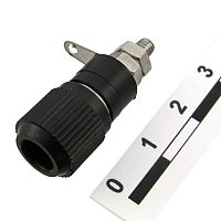 Гнездо RUICHI 10-0019 чёрный, монтаж на панель | код 70064 | Ruichi