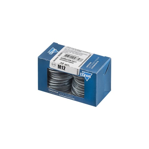 Шайба DIN9021 М12 увеличенная кузовная оцинкованная (30 шт) | код 105268 | Tech-KREP фото 3