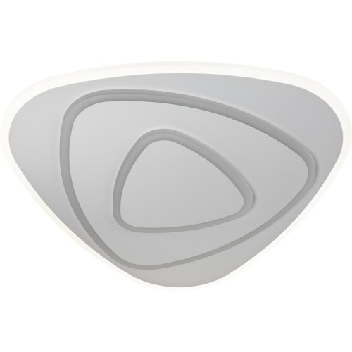 Люстра светодиодная GALASSIA 110Вт 2700К+6400К/4200К/6400К+2700К 470х460х55мм 36кв.м ДУ 3 режима диммир. бел. Ritter 51584 9 фото 2