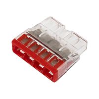 Электромонтажные экспресс-клеммы (2*2.5мм2) 5шт WAGO | код 07-5133-05 | REXANT