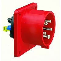 Вилка настенная 16А 5р 400v IP44 Quick-connect 28026 | код 28026 | Bals