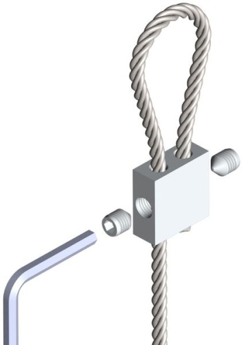 Замок для троса | код zmtr | EKF фото 4 Замок для троса | код zmtr | EKF фото 4