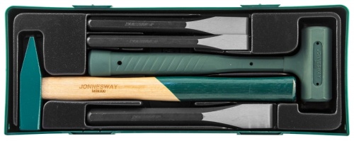 AG010026SP Набор молотков и зубил, 5 предметов (ложемент) | код AG010026SP | JONNESWAY